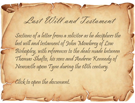 Document of John Mowbrey c1680